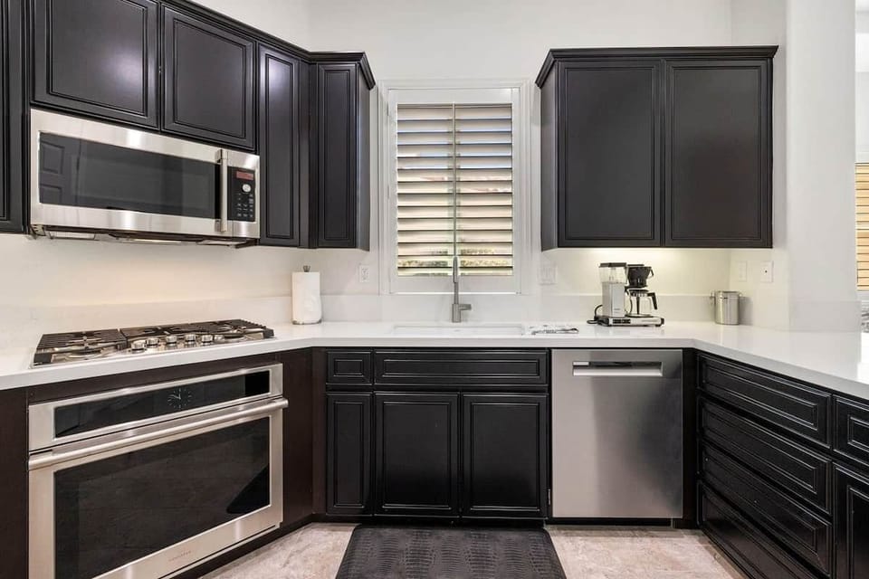 Fully stocked kitchen ready for you