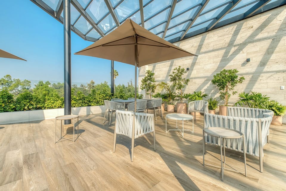 Apartment, 2 Queen Beds, Kitchen, City View (Av Michoacan 21 403) | Outdoor dining