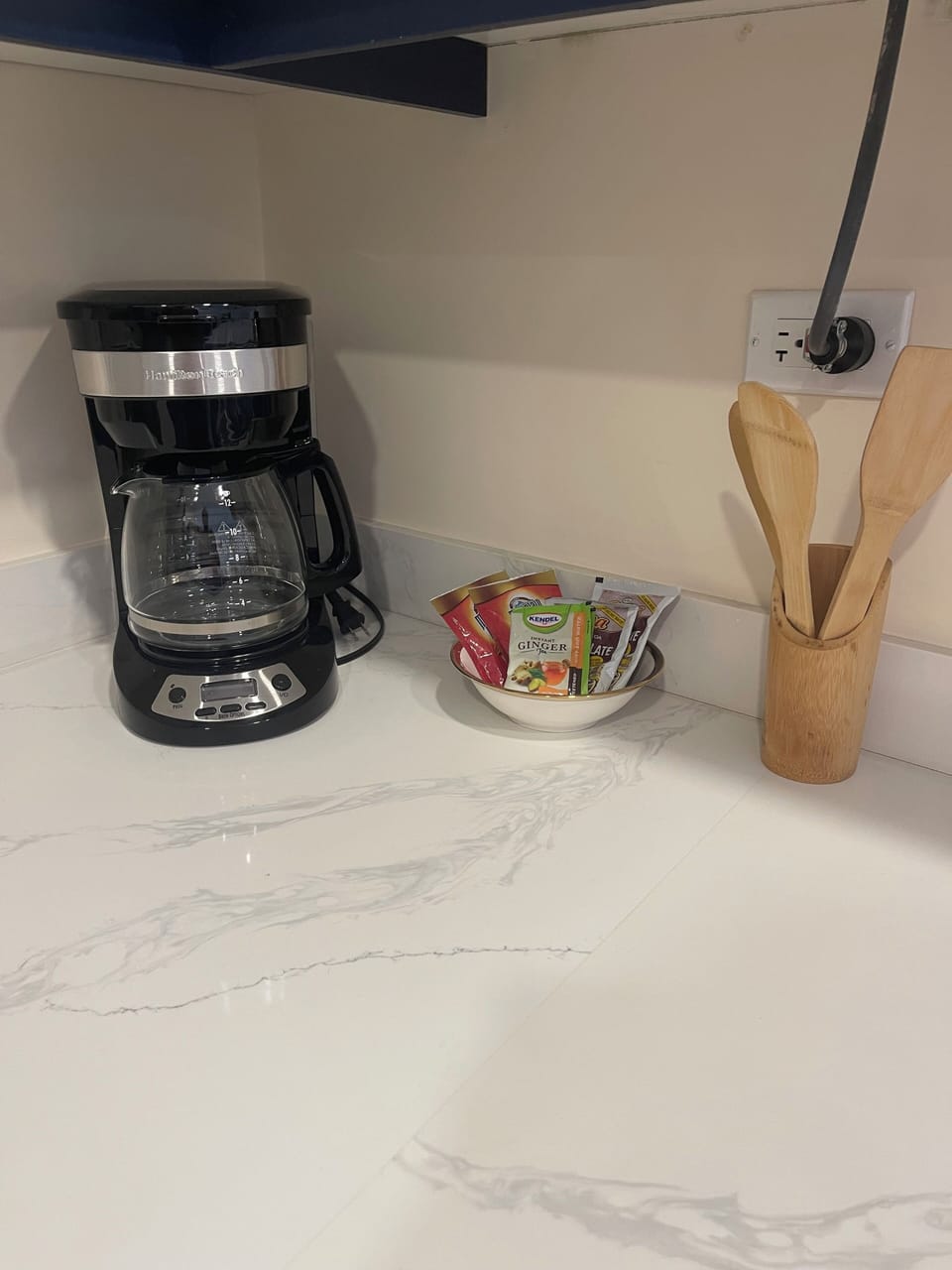 COFFEE MAKER & TEA as complimentary.