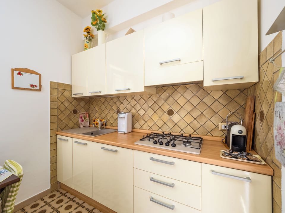 Romantic Villa, Mountain View | Private kitchen | Fridge, microwave, oven, stovetop