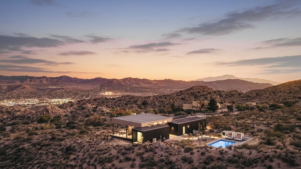 View from the backyard, private 5 acres complete with in ground saltwater pool. 