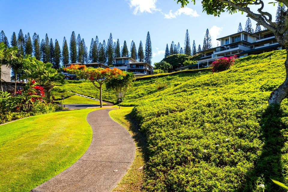 Challenge yourself or a friend on the pristine pickleball and tennis courts at Kapalua Golf Villas. Play surrounded by lush tropical scenery and warm Hawaiian sunshine.