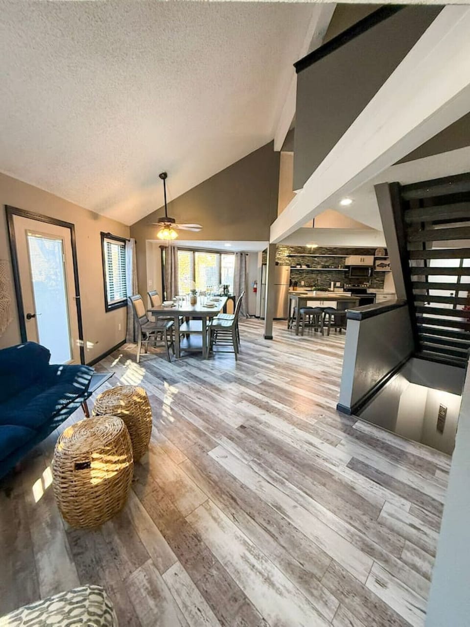 Spacious layout perfect for family gatherings and meals.