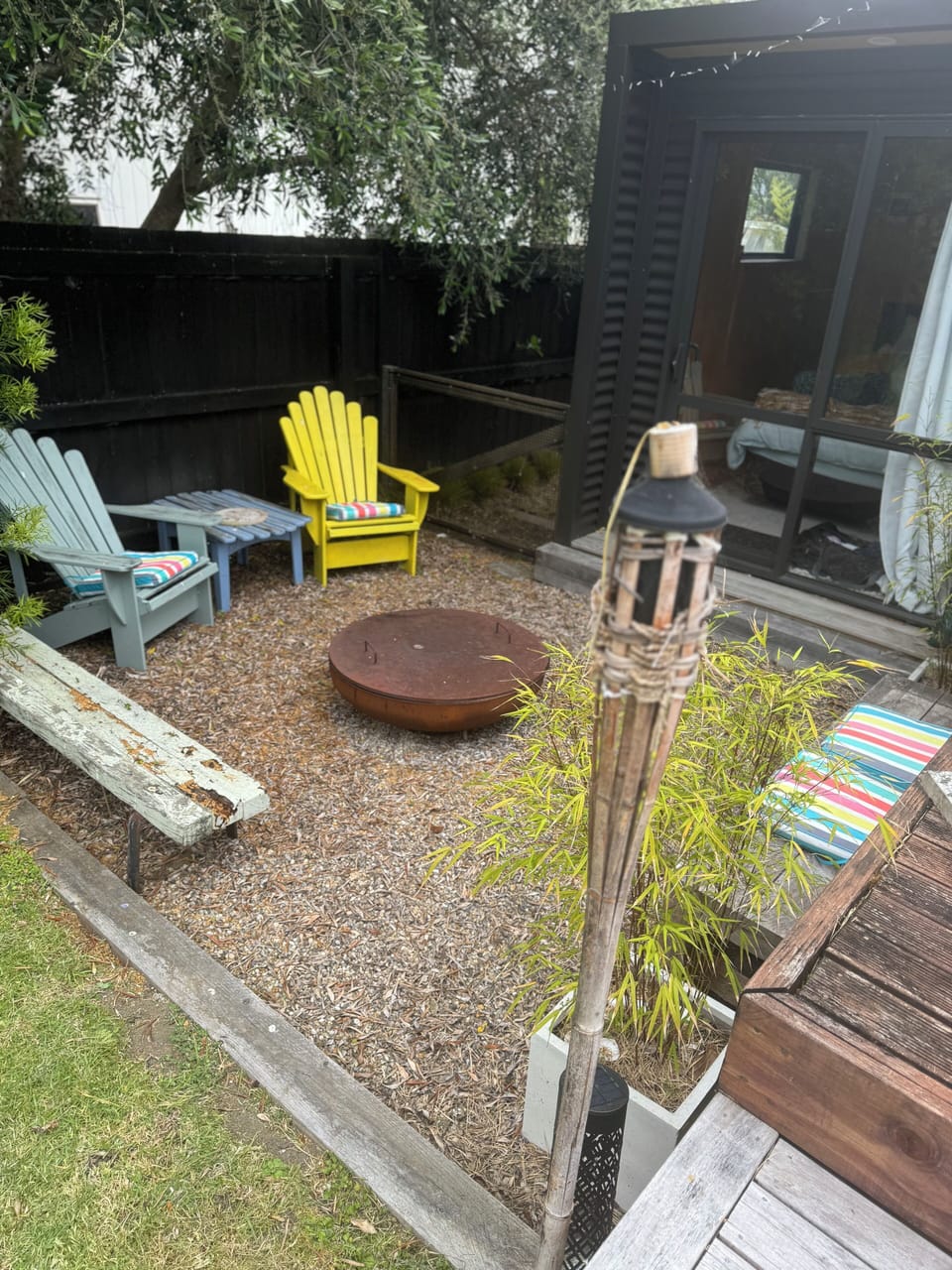 Fire Pit seating area