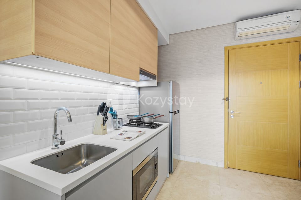 Apartment, 2 Bedrooms, City View | Private kitchen | Full-size fridge, microwave, stovetop, rice cooker