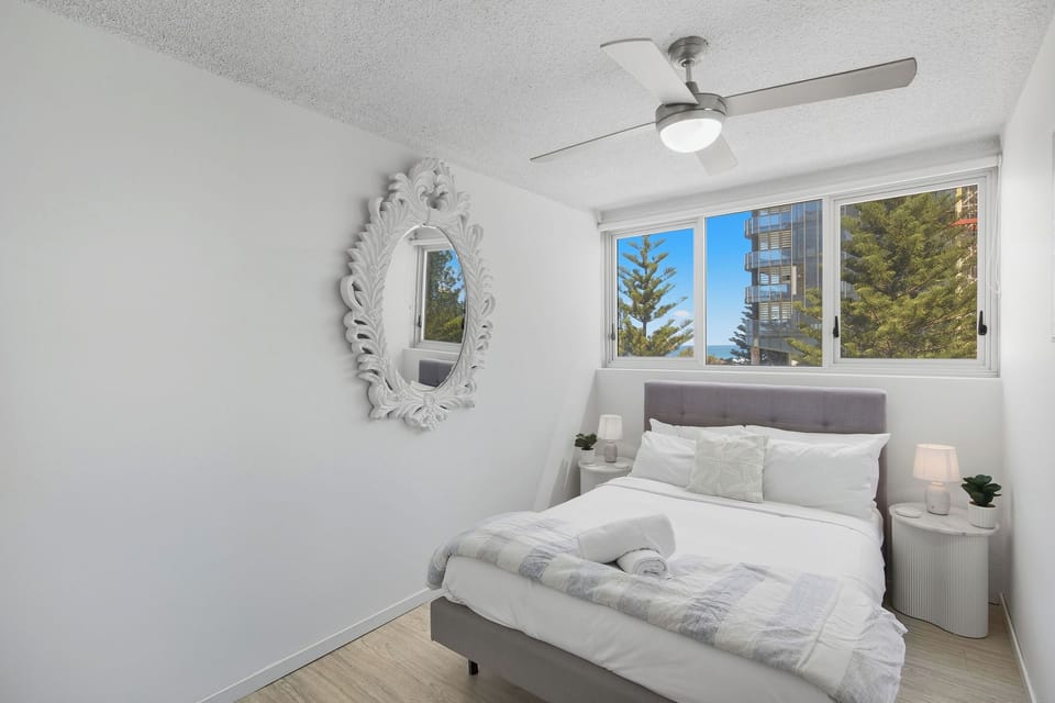 Superior Apartment, Ocean View | Laptop workspace, iron/ironing board, WiFi (free), bed sheets