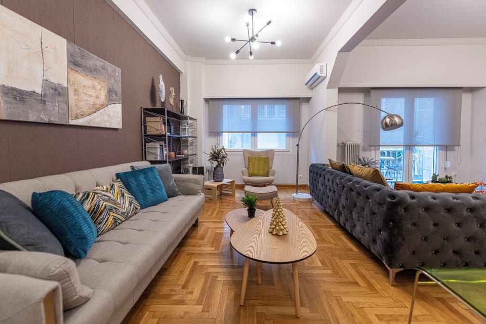 City Apartment | Living area | 42-inch Smart TV with digital channels, Netflix, streaming services