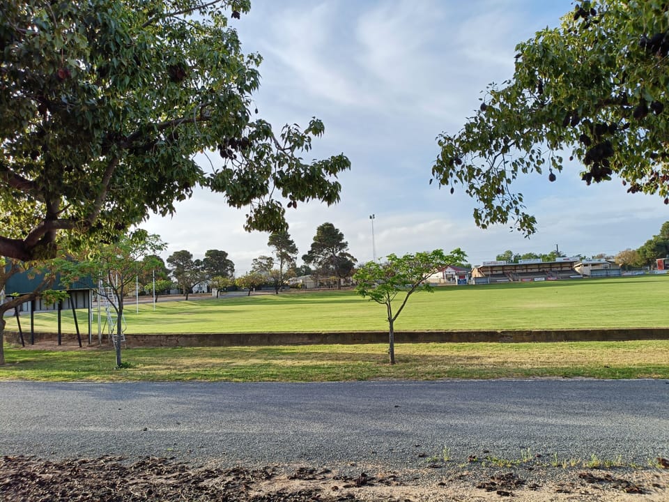 The house faces an oval. Enjoy a nice walk/run there anytime