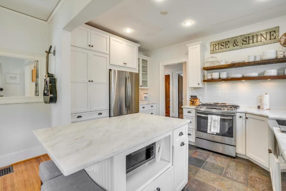 Stainless steel appliances cooking implements and serving ware