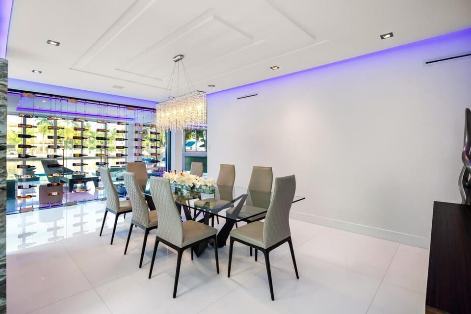 Dedicated dining space perfect for entertaining large family groups.