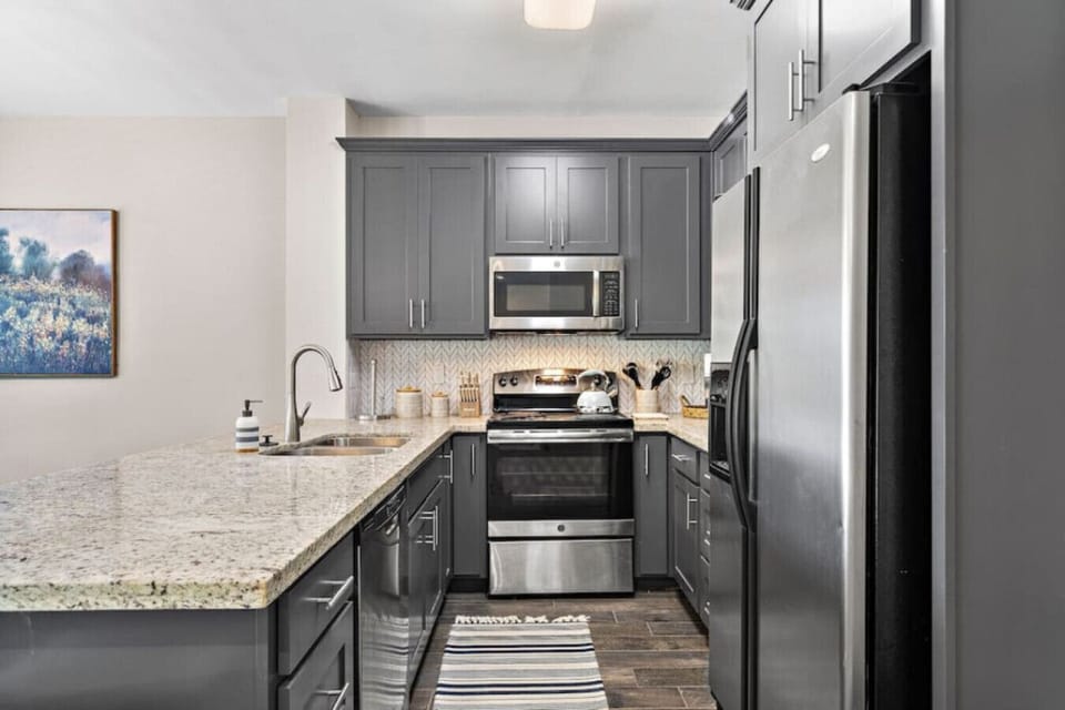 Whip up delicious meals in this charming kitchen
