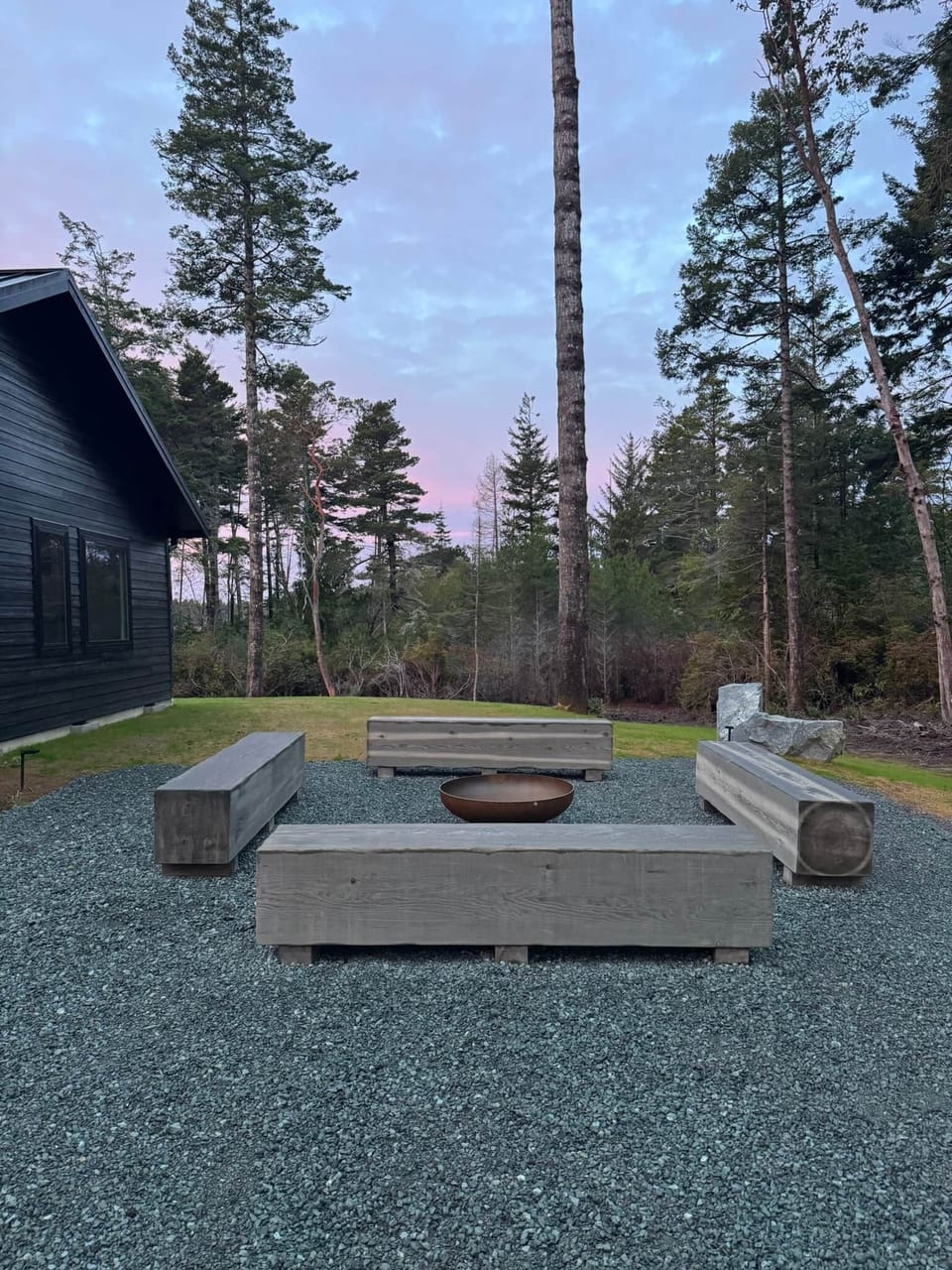 Fire pit area