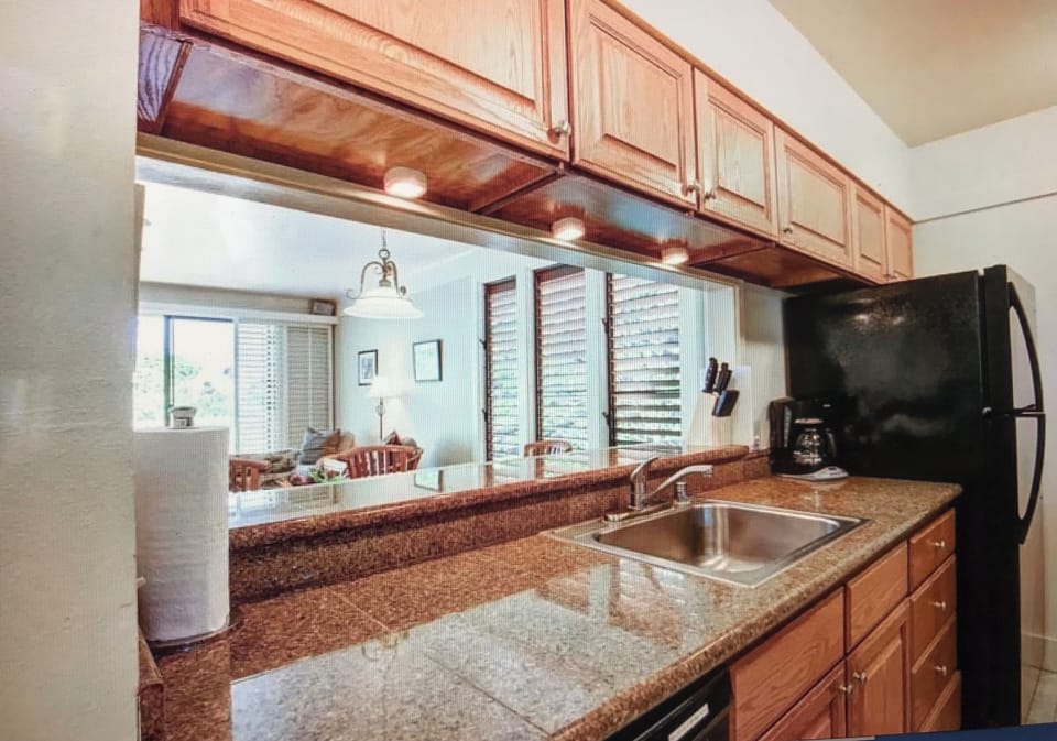 kitchen with fridge & dishwasher