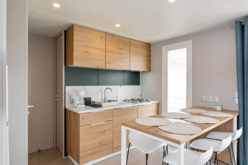Camping Papillon Bouillon - Vakantiehuis Familie 134 - kitchen
