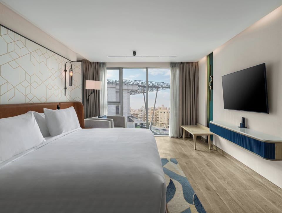 Egyptian cotton sheets, premium bedding, pillowtop beds, in-room safe