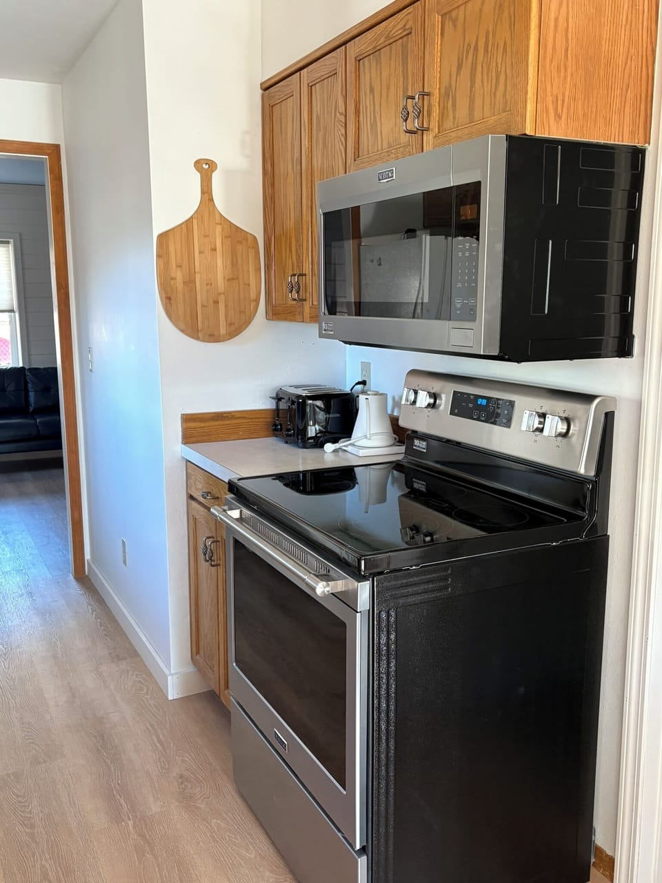 New stove and microwave