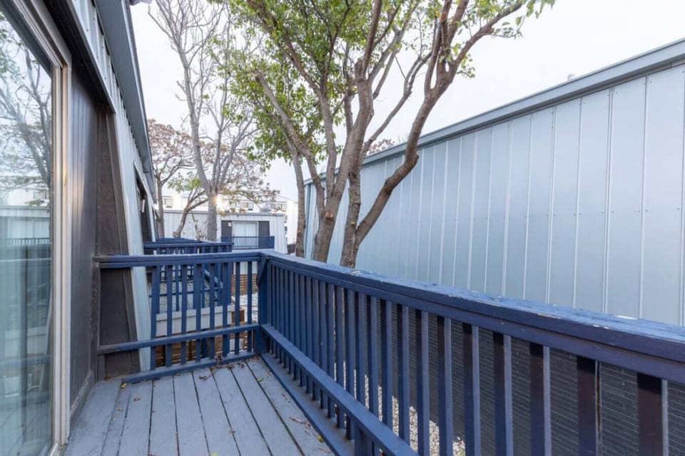 Private outdoor patio perfect for relaxing and unwinding after a day at AT&T Stadium—enjoy fresh air, cozy seating, and a peaceful vibe.