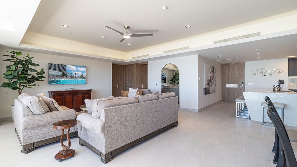 Spacious living area