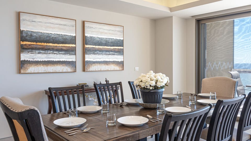 Dinning table for 8