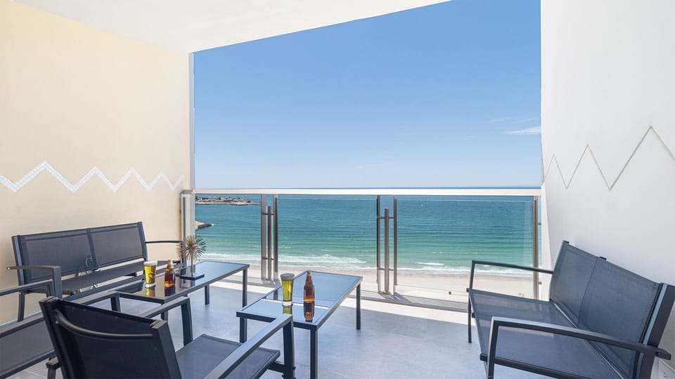 the furnished balcony