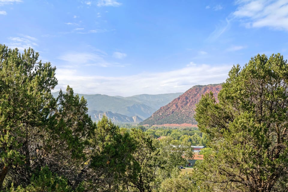 Views of Red Hill from the home.