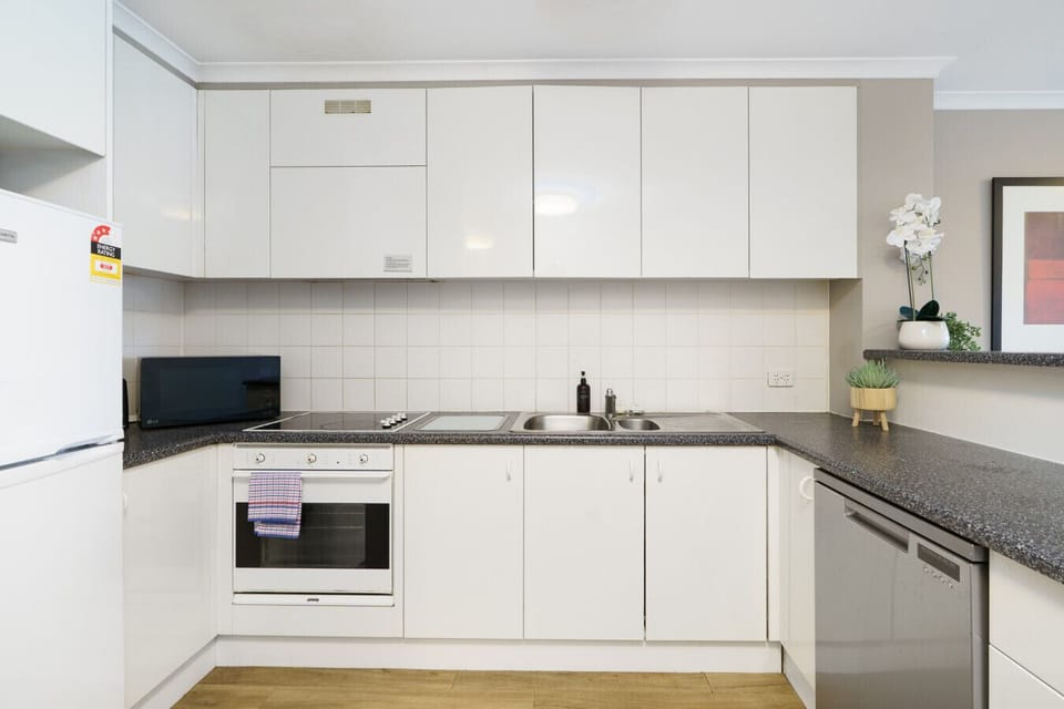 Modern countertop setup complete with essential appliances for effortless cooking