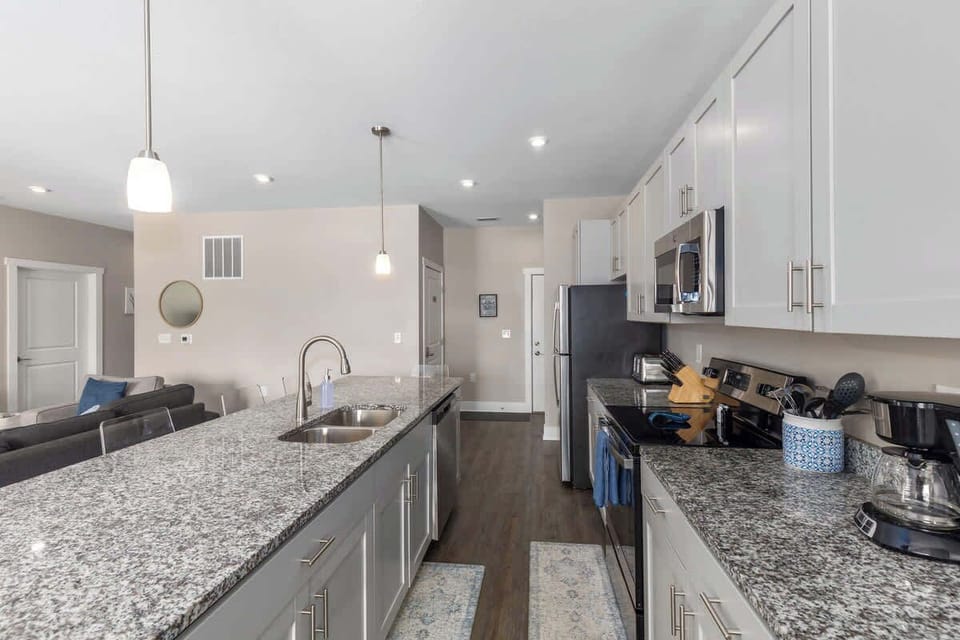 Fully stocked kitchen — everything you need for cooking and making memories.