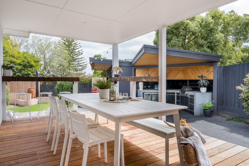 Undercover deck area