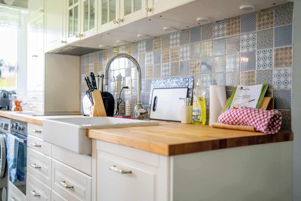 Well-equipped kitchen with modern appliances and workspace