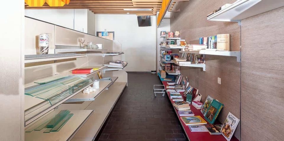 Self-service store area within the holiday complex
