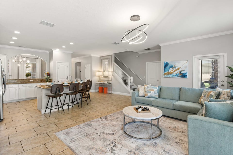 Spacious Kitchen and Lounge Designed for Shared Moments