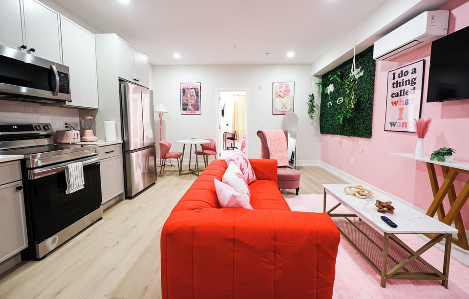 A thoughtfully arranged living room for your comfort.

