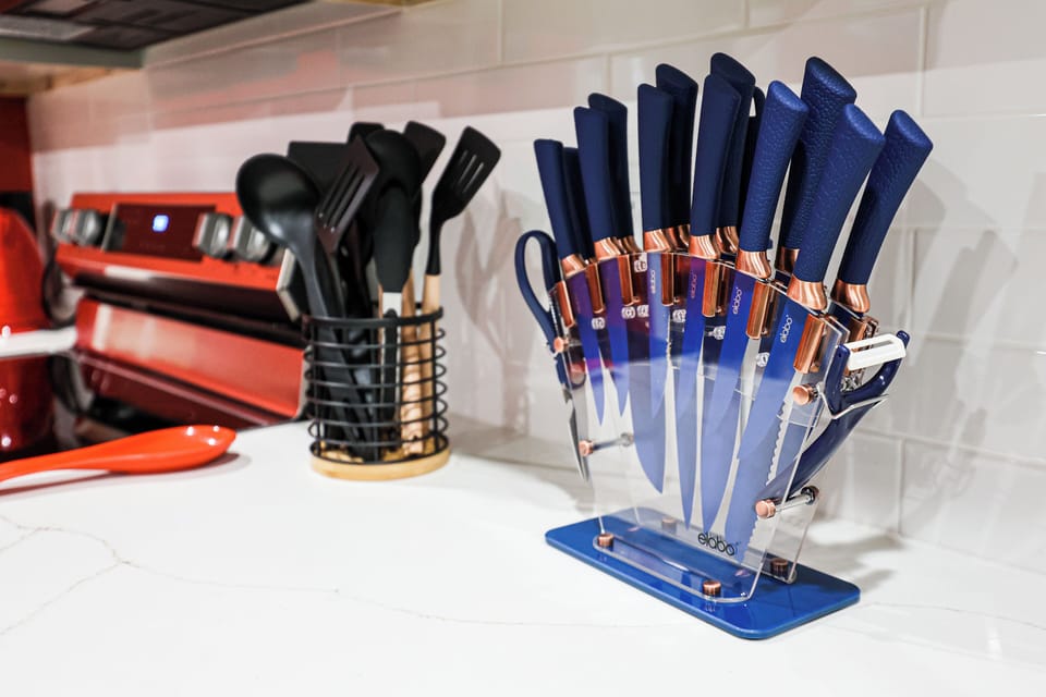 A fully-equipped kitchen ready for your culinary creations