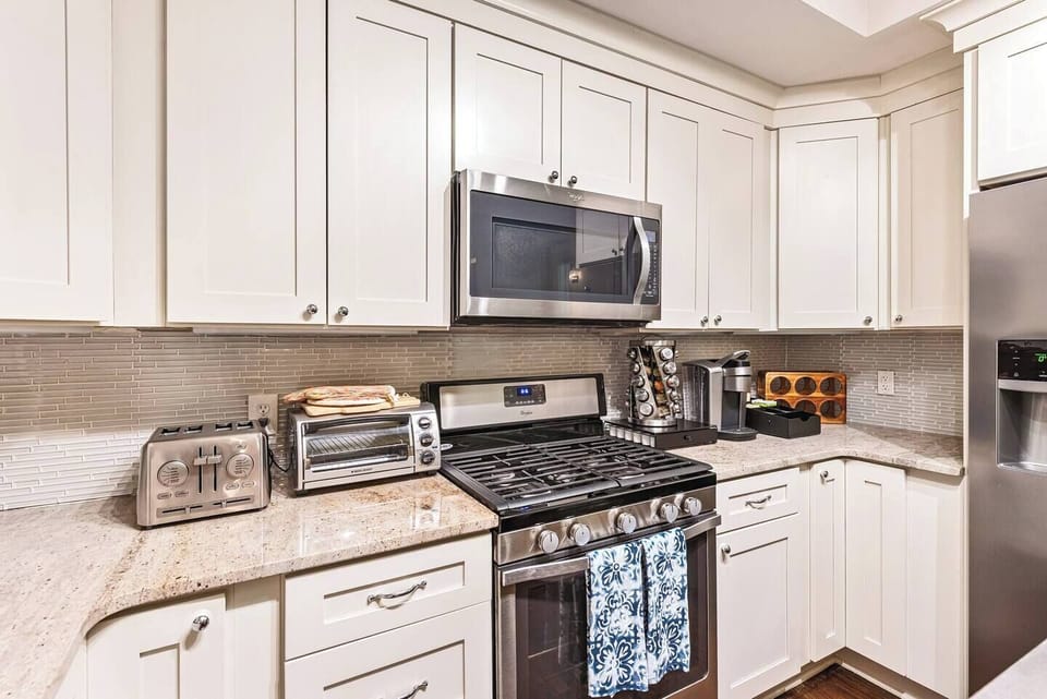 Your home kitchen away from home, fully equipped.

