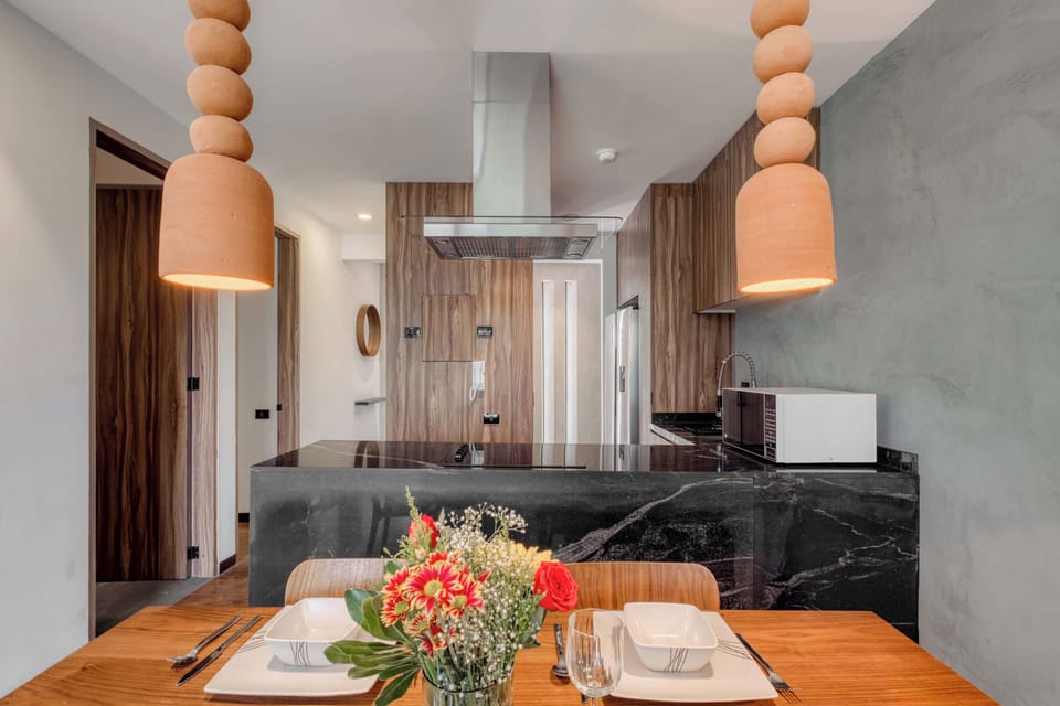 Apartment, 2 Queen Beds, Balcony, City View (Piso Roma 2) | Private kitchen