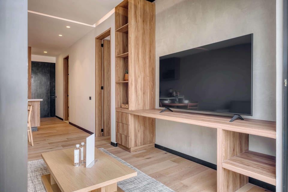 Apartment, 1 King Bed with Sofa bed, Balcony, City View (Piso Roma 7) | Interior