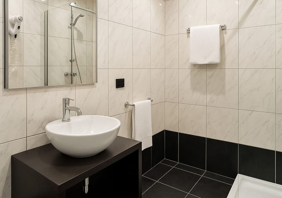 Classic Double Room | Bathroom | Shower, free toiletries, hair dryer, towels