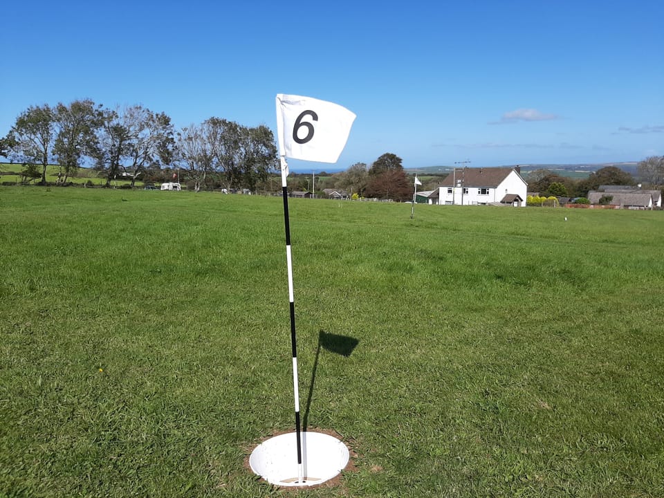 Footgolf course, free for guests to use