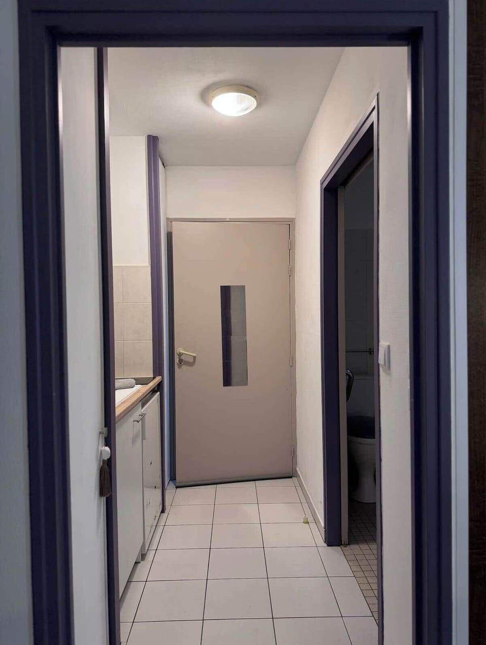 Couloir de l'appartement.