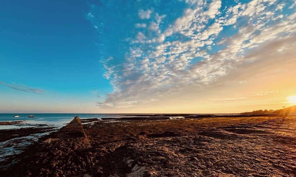 Coucher de soleil.