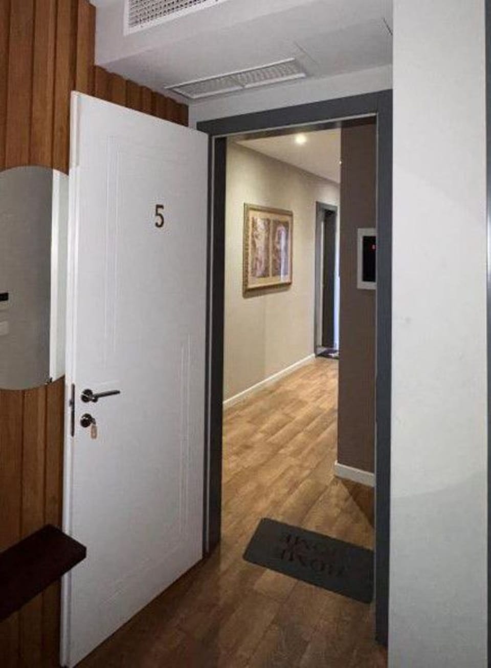 Interior entrance