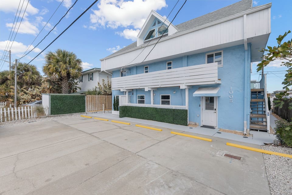Villa Bleu 2- Exterior Access Staircase on A1A