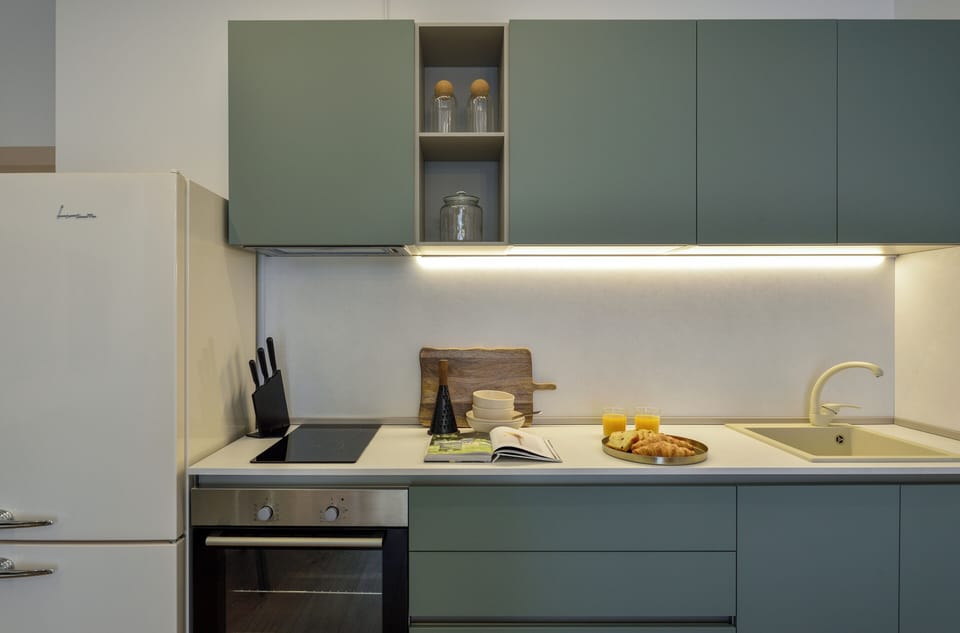 Superior Apartment Suite, Sea View | Living area | Printers