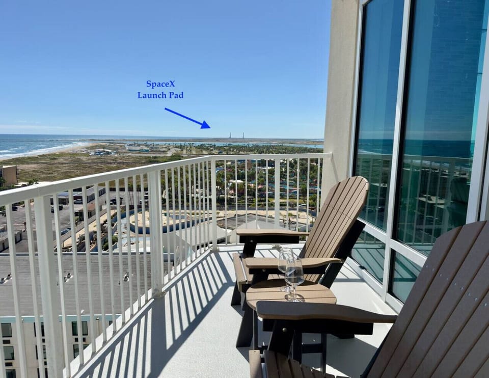 Beachside balcony