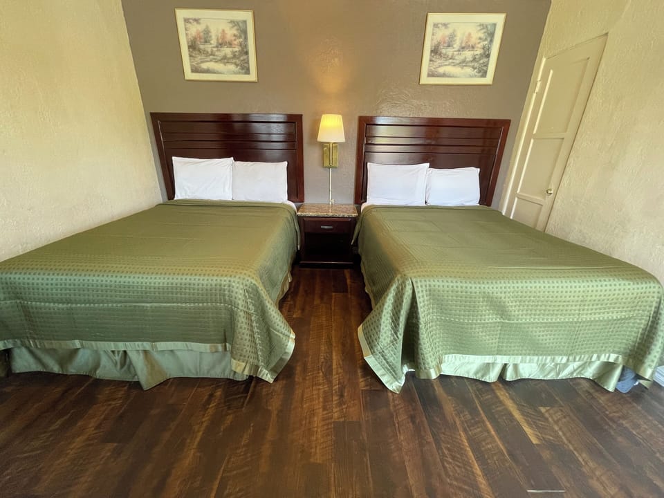 Deluxe Double Room, 2 Double Beds, Non Smoking | Desk, laptop workspace, free WiFi