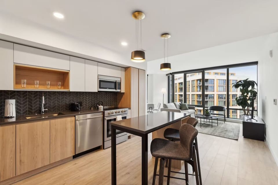 Cook with ease in the modern kitchen with premium appliances.