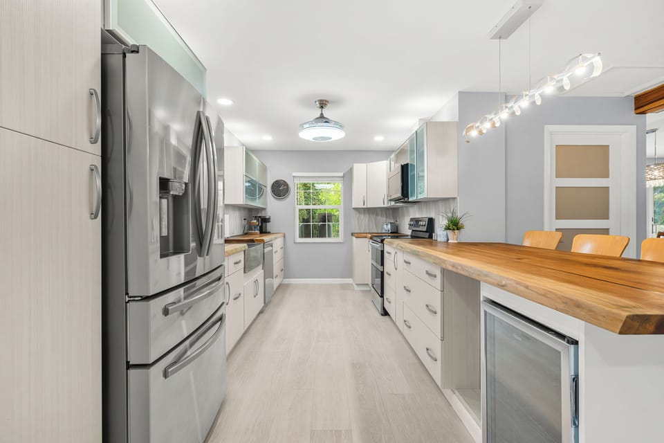 Plenty of counter space to prepare your meals!