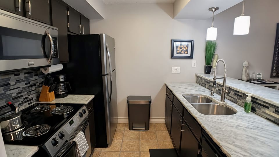 Fully equipped kitchen