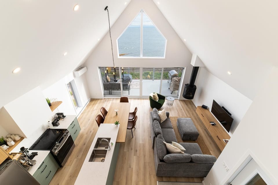 Space to relax, cook, and soak in the view.