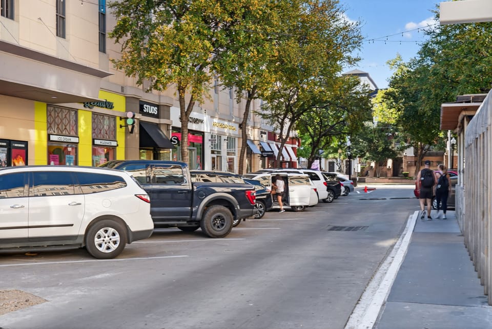 Boutique shops and dining just steps from your front door.